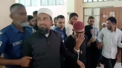 নারী ও শিশুকে হত্যায় মৃত্যুদণ্ড পাওয়া আসামিরা। ইমেজ: একাত্তর