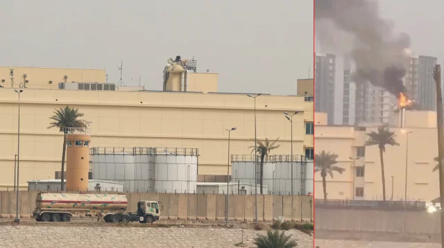 বাগদাদে মার্কিন দূতাবাসে হামলা, ধ্বংস আকাশ প্রতিরক্ষা ব্যবস্থা